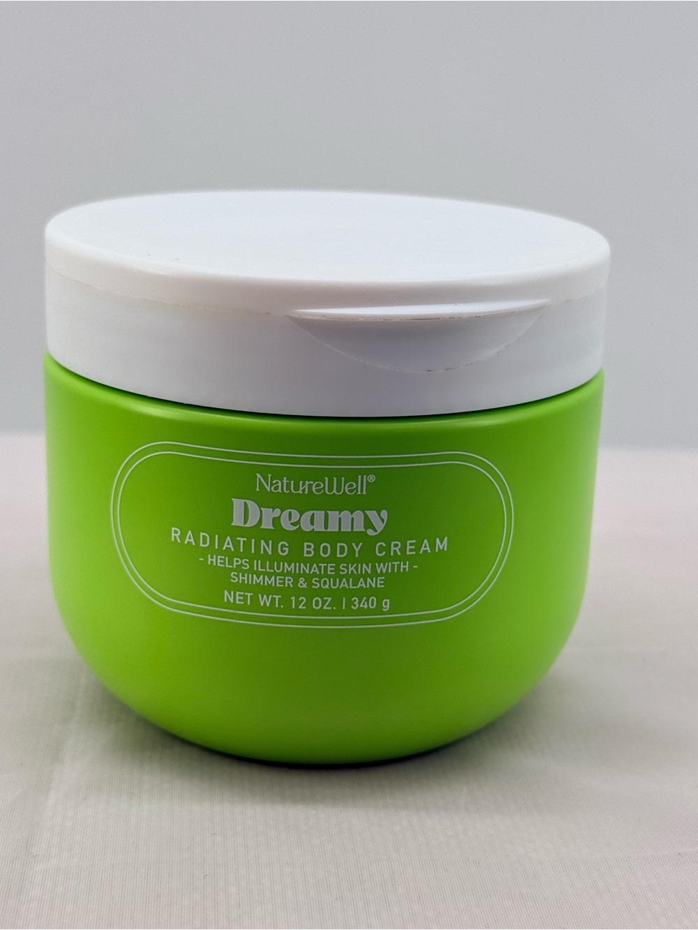 NatureWell Dreamy Radiating Body Cream 12 oz Shimmer Squalane NEW